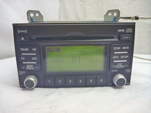 2010 hyundai entourage radio cd mp3 player xm 96160-4j190amva bulk 646