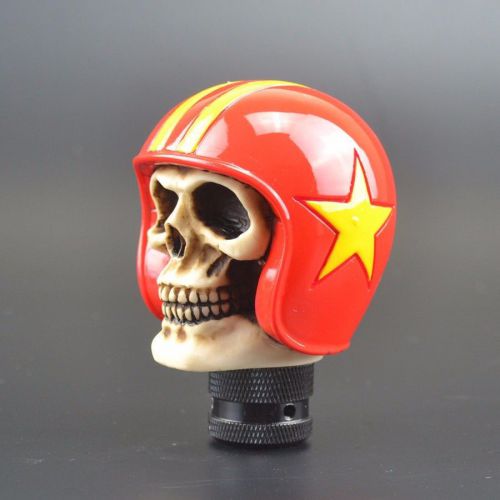 Cool skeleton gear shift knob universal manual mt car shifter stick cover skull