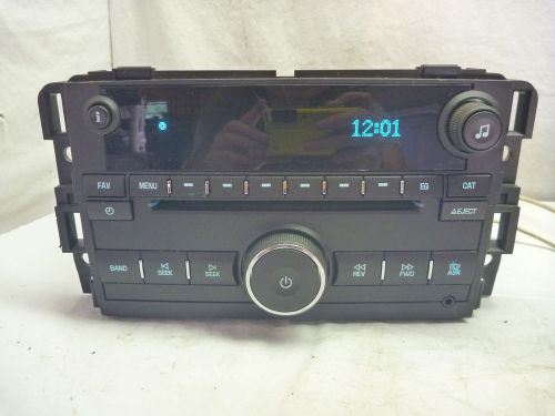 12-14 chevrolet silverado 1500 radio single cd player &amp; aux 20934592 qp3459