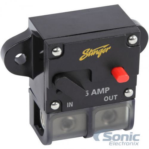 Stinger sgp901351 135 amp circuit breaker w/ push button reset/kill switch