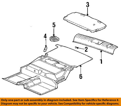 Chrysler oem sg491dvab interior-rear-shelf