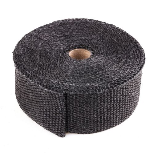 Black fiberglass tape heat protection plantain fiber take-up strap heat shield