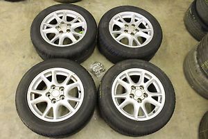 00-02 camaro z28 16x8 factory silver aluminum wheels w/ ventus tires used