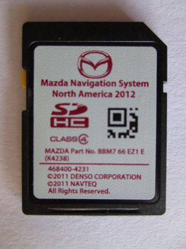Latest 2010 2011 2012 mazda3 mazda 3 cx7 cx-7 navigation sd card bbm7-66-ez1-e