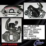 Centric parts 142.61540 rear left rebuilt caliper with pad