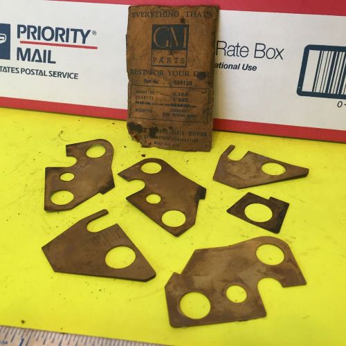 General motors rear main bearing shims, nos, 609120.  item:  4588