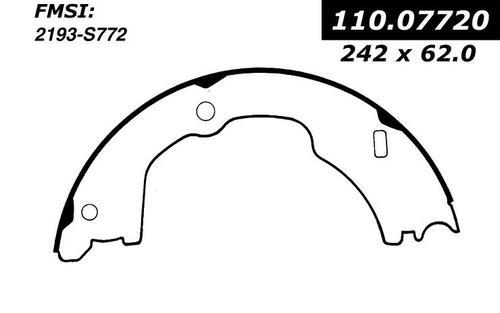 Centric 111.07720 parking brake shoe