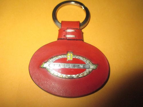 Ferrari store red leather classiche key fob new in box 246 250 275 330 365 308