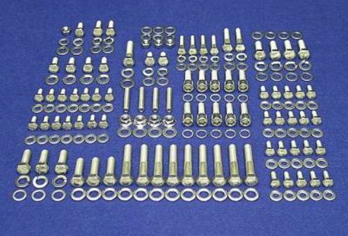 Oldsmobile 260 307 350 400 403 425 455 v-8 stainless steel engine hex bolt kit