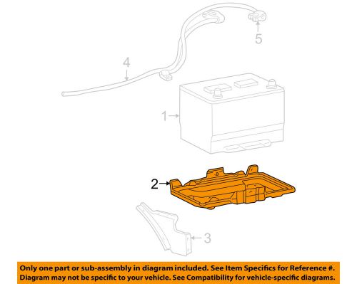 Ford oem 97-02 e-350 econoline club wagon 5.4l-v8-battery tray 3c2z10732aa