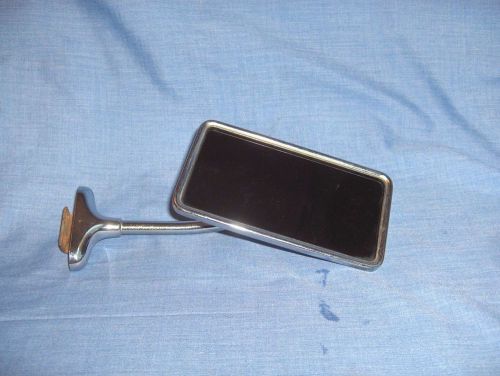 #1433 - vintage clamp-on style automobile and truck mirror - rectangular