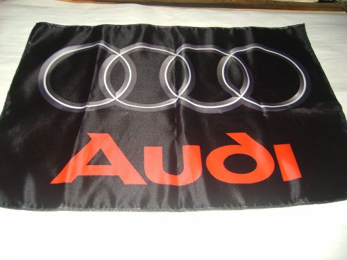 Audi flag banner sublimated mancave s3 s4 s8 rs audi vw race flag audi rings