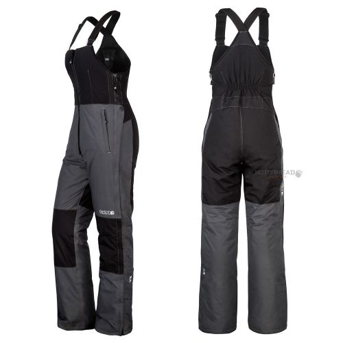 Snowmobile ckx air bibs charcoal  black women xsmall adult snow winter pants