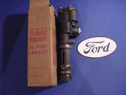 1949-50-51-52-53 ford mercury oil pump (nos) pt# 8ba-6621 239 cu in.