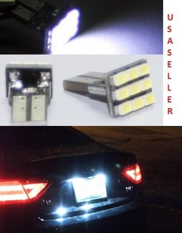 White led license plate tag light 9 bulbs fit in many other location dome light 