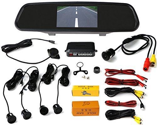 Vmate car reversing kit- 4.3 inch tft lcd rearview mirror monitor, backup