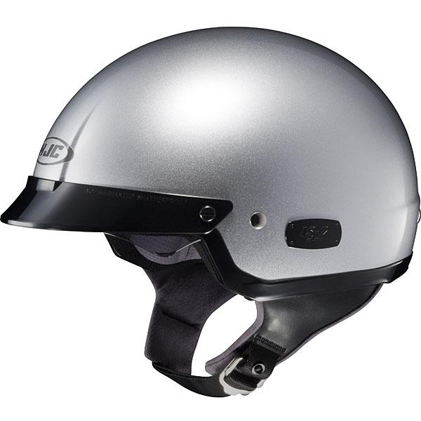 Hjc is-2 light silver helmet