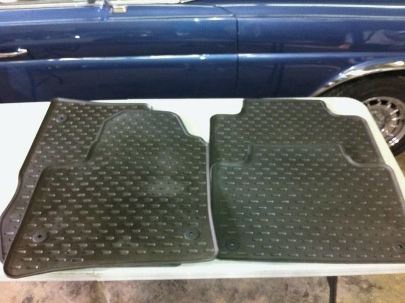 2008 touareg rubber mat set fits also porsche cayenne suv