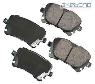 Akebono eur1018 brake pad or shoe, rear-euro ultra premium ceramic pads