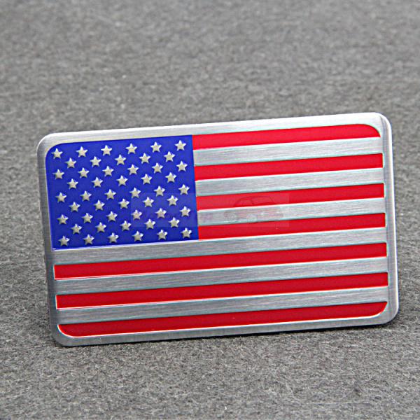 United states america land flag metal trunk rear emblem badge sticker lincoln