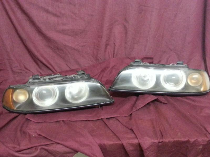 Bmw e39 5 series 525i 530i 540i oem left and right side halogen 2001-2003