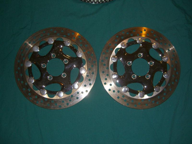Big dog motorcycle chrome brake rotors discs