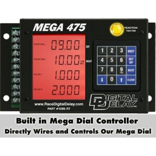 Biondo racing products ddi-1095-br mega 475 black w/red screen new