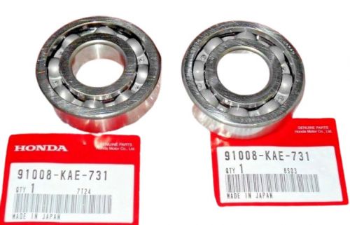 Honda cr250,cr500,trx250r, engine crank main bearings  x2, 91008-kae-731