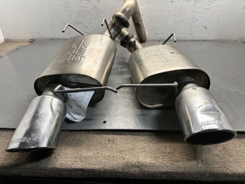 Aftermarket borla atak muffler exhausts for a 2014 mustang gt