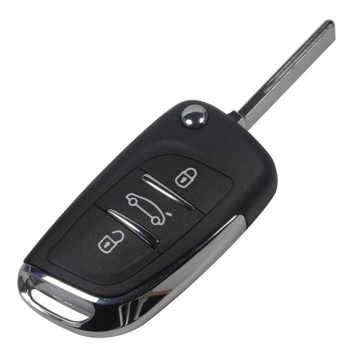 Flip key shell case refit for citroen xrasa picasso c2/3/4/5/6/8 remote 3 btn j