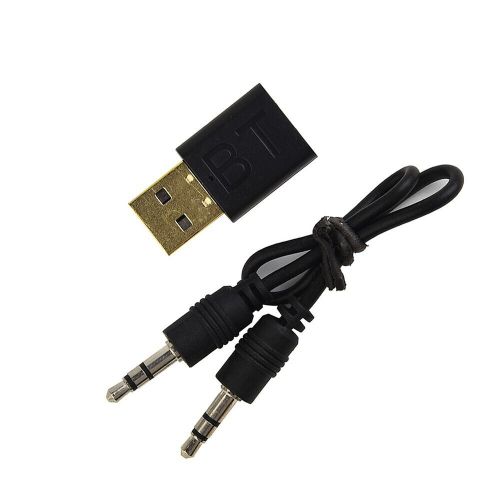 Aux adapter 5.0 audio transmitter receiver car tv pc speaker