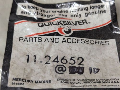 Lot of 10 genuine mercury outboard nuts 11-24652 new oem mercruiser