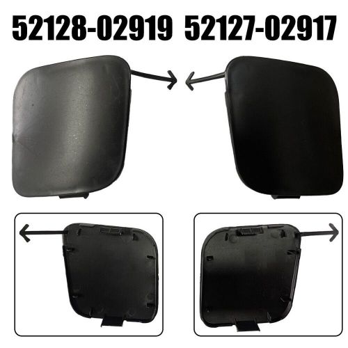 Resilient front pair tow cover for toyota for auris 201618 black color