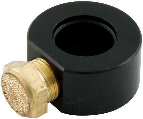 Allstar performance all40325 down nozzle filter - aluminum/brass - blk anodized