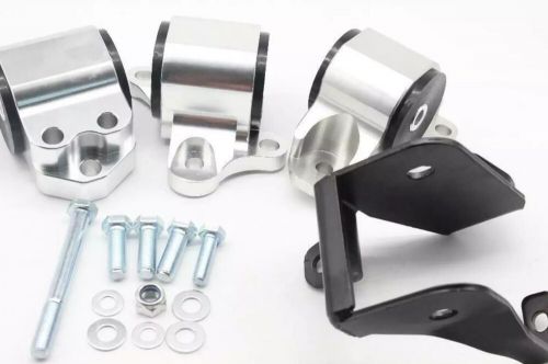 D series 3 bolt billet motor mount swap kit 96-00 polyurethane d15 d16 ek civic