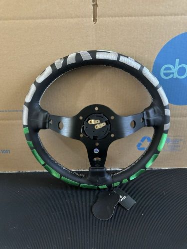 330mm deep dish steering wheel - fit 6 hole hub like vertex nardi nrg grip