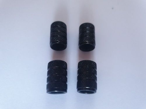 Black amg  round dustcaps aluminium alloy.