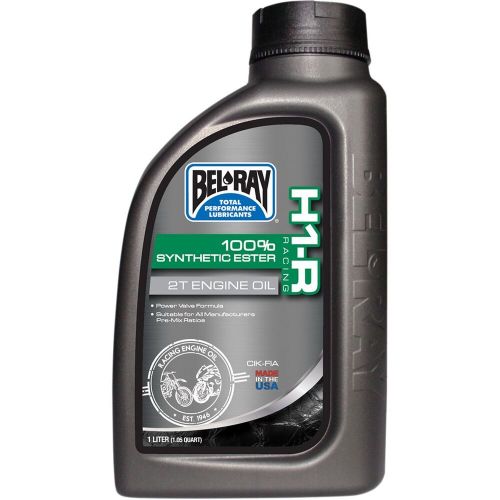 Bel-ray h1-r 100% synthetic ester 2t engine oil - 1/liter 99280-b1lw