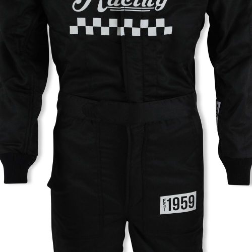 Simpson racing ck02521 checkers suit black - xxl