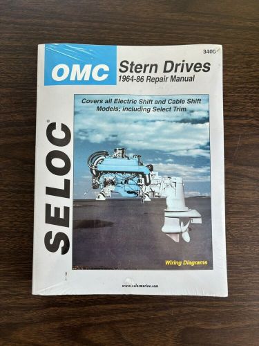 Omc stern drive repair manual 1964 to 1986 seloc 3400