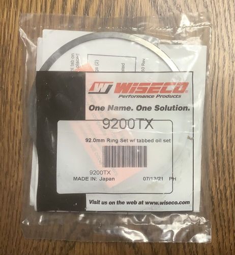 1 - wiseco piston ring set 92.00mm 9200tx rings, subaru wrx &amp; more made in japan