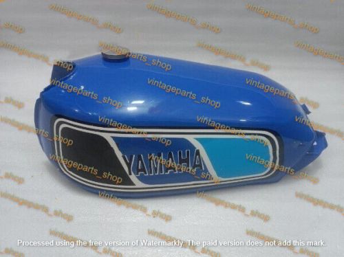 Fit for yamaha 250 dt dt250 endur aluminum blue painted fuel tank 1977-1979