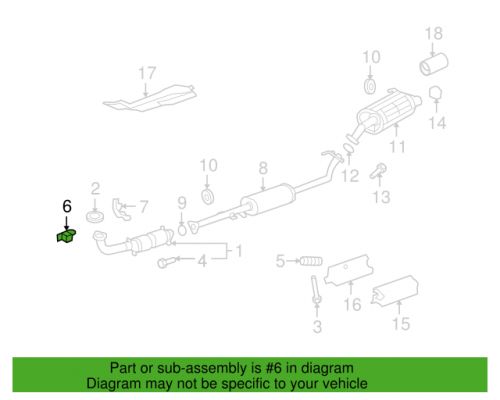 ⭐⭐ front converter &amp; pipe clamp for honda cr-v 2007 - 2009 genuine oe ⭐⭐