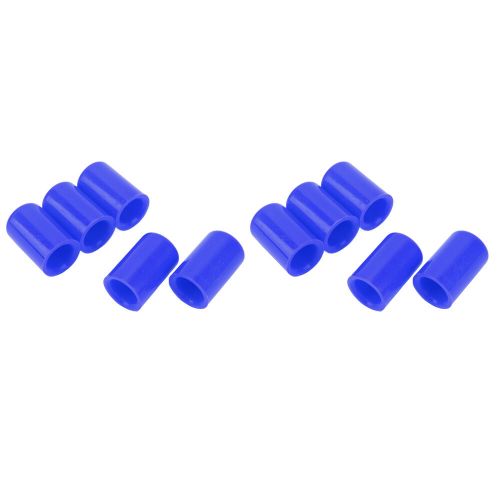 Blue 10pcs silicone blanking cap universal intake vacuum hose tube end bung plug