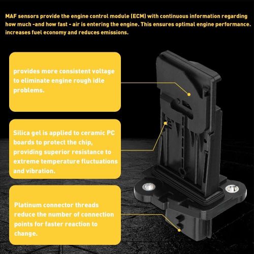 New mass air sensor flow for nissan sentra altima 1.8l 2.5l gas l4 2013-2015 g