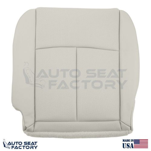 2014 - 2020 fits infiniti q50 driver bottom gray vinyl seat cover, perforated