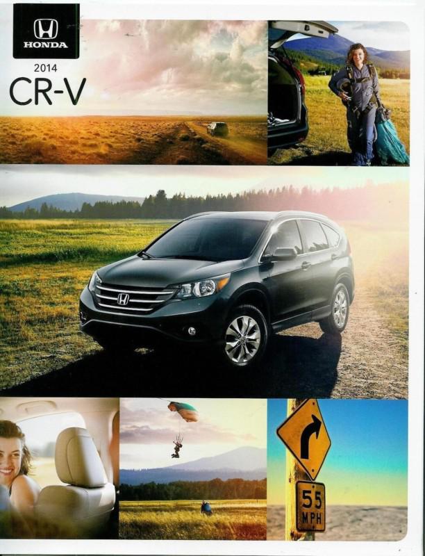 2014 honda crv brochure 14 pages ex lx ex-l inc. color & interior cr-v cheapest