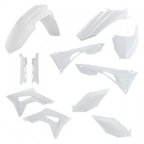 Acerbis full plastic kit white 2736250002 for honda crf250r crf450r