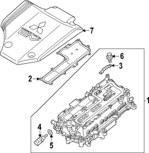 Genuine mitsubishi drive unit 291a1w080p