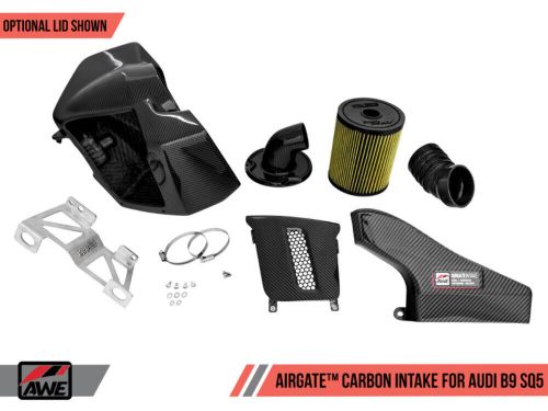 Awe tuning audi b9 sq5 3.0t airgate carbon fiber intake w/ lid